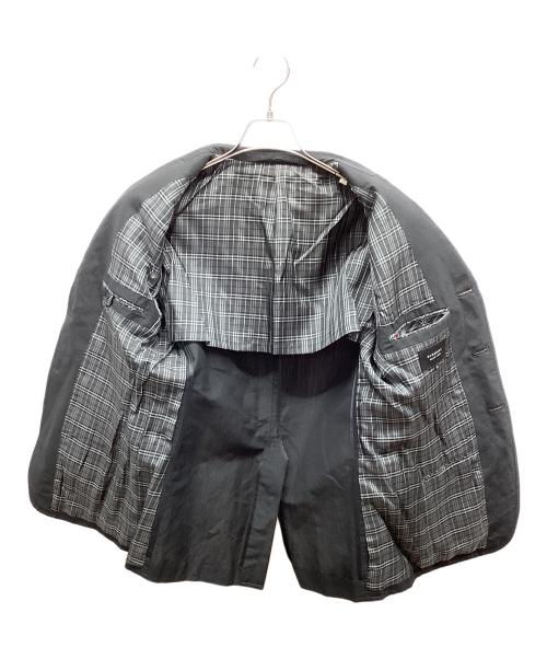 BURBERRY BLACK LABEL（バーバリーブラックレーベル）BURBERRY BLACK LABEL (バーバリーブラックレーベル) テーラードジャケット ブラック サイズ:Mの古着・服飾アイテム