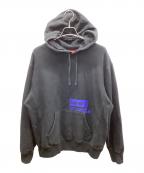SUPREME×COMME des GARCONS JUNYA WATANABE MANシュプリーム×コムデギャルソンジュンヤワタナベマン）の古着「HOODED SWEATSHIRT フーデッド スウェットシャツ」｜ブラック