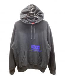 SUPREME×COMME des GARCONS JUNYA WATANABE MAN（シュプリーム×コム デ ギャルソン ジュンヤ ワタナベ マン）の古着「HOODED SWEATSHIRT フーデッド スウェットシャツ」｜ブラック