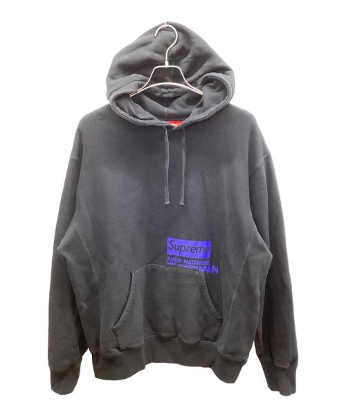 SUPREME（シュプリーム）SUPREME (シュプリーム) COMME des GARCONS JUNYA WATANABE MAN (コムデギャルソンジュンヤワタナベマン) HOODED SWEATSHIRT フーデッド スウェットシャツ ブラック サイズ:Mの古着・服飾アイテム