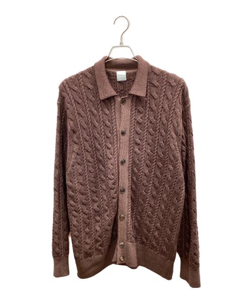 PAUL SMITH（ポールスミス）PAUL SMITH (ポールスミス) 厚手カーディガン ブラウン サイズ:Lの古着・服飾アイテム