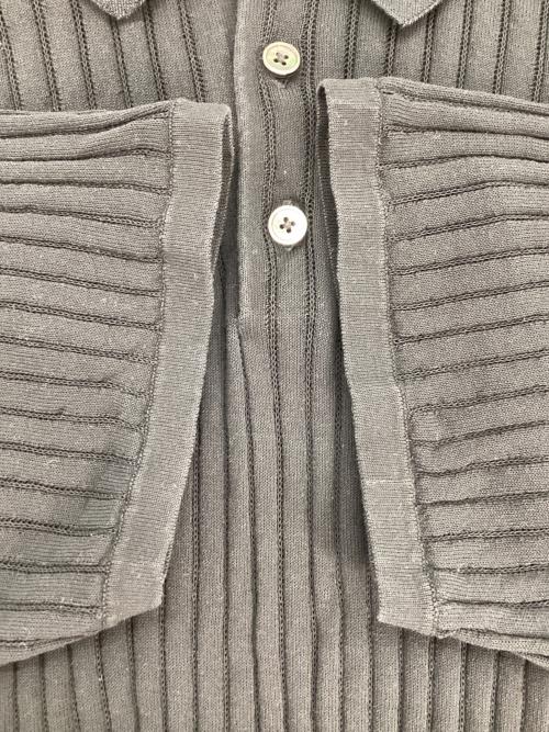 PAUL SMITH（ポールスミス）PAUL SMITH (ポールスミス) ニットポロシャツ ブラック サイズ:Lの古着・服飾アイテム