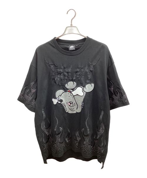 GALFY（ガルフィー）GALFY (ガルフィー) ファイヤーピカピカTee ブラック サイズ:XLの古着・服飾アイテム