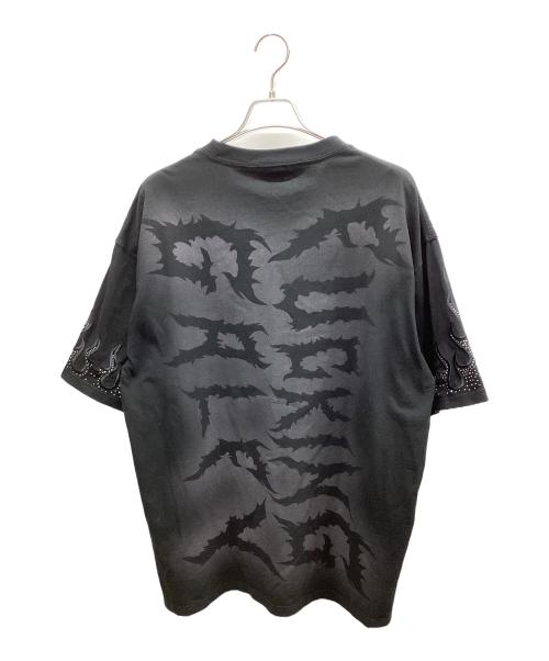 GALFY（ガルフィー）GALFY (ガルフィー) ファイヤーピカピカTee ブラック サイズ:XLの古着・服飾アイテム