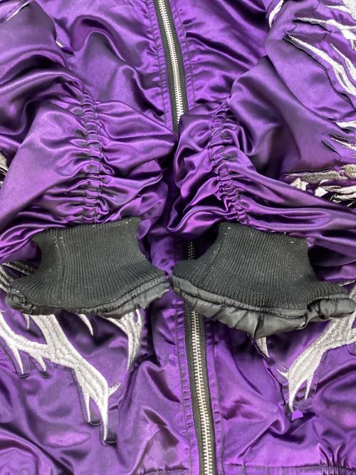 BACK STAGE（バックステージ）BACK STAGE (バックステージ) CRIMSON GHOST MA-1 パープル サイズ:FREEの古着・服飾アイテム