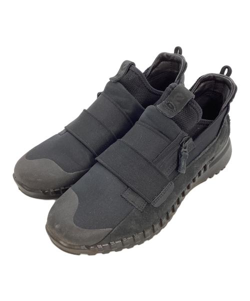 ECCO（エコー）ECCO (エコー) ZIPFLEX W SLIP-ON ローカットスニーカー ブラック サイズ:39の古着・服飾アイテム
