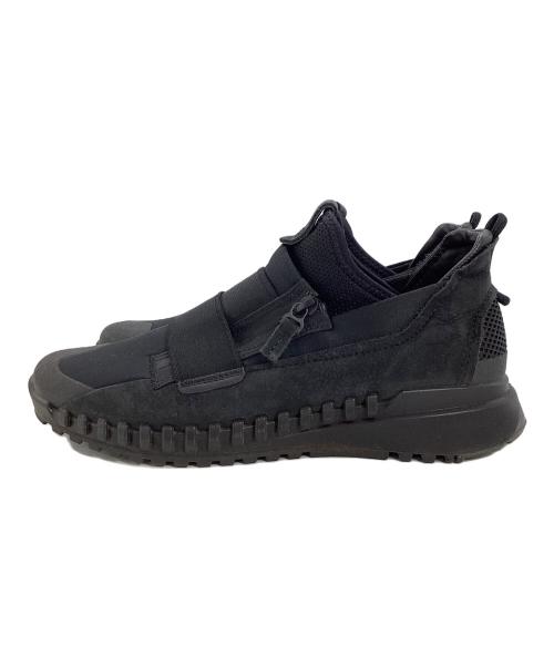 ECCO（エコー）ECCO (エコー) ZIPFLEX W SLIP-ON ローカットスニーカー ブラック サイズ:39の古着・服飾アイテム