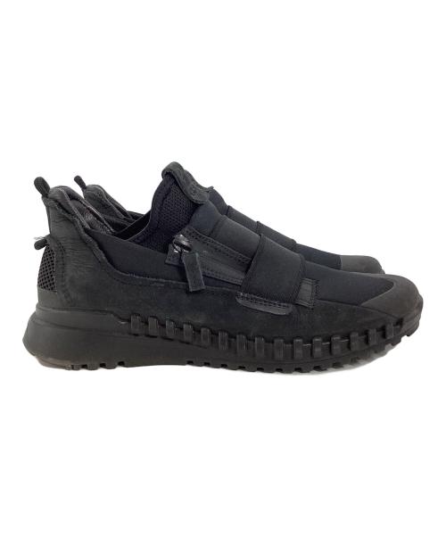 ECCO（エコー）ECCO (エコー) ZIPFLEX W SLIP-ON ローカットスニーカー ブラック サイズ:39の古着・服飾アイテム