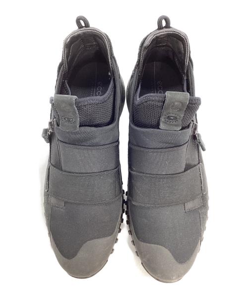 ECCO（エコー）ECCO (エコー) ZIPFLEX W SLIP-ON ローカットスニーカー ブラック サイズ:39の古着・服飾アイテム