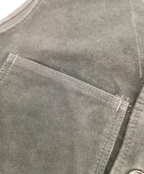 FILSON GARMENT（フィルソン ガーメント）FILSON GARMENT (フィルソン ガーメント) スエードベスト ブラック サイズ:46の古着・服飾アイテム