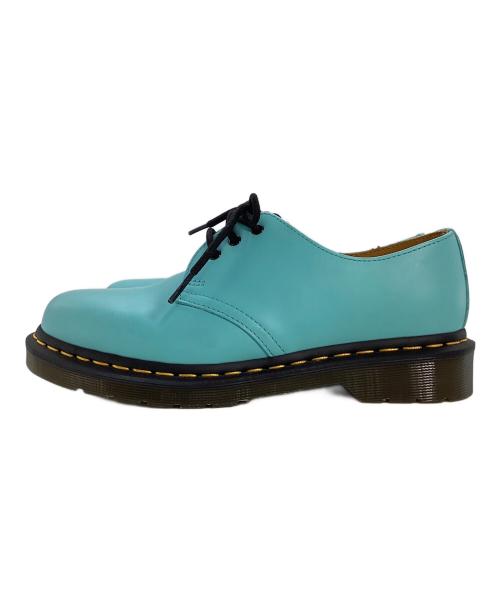 Dr.Martens（ドクターマーチン）Dr.Martens (ドクターマーチン) 3ホールシューズ ブルー×ブラック サイズ:UK5の古着・服飾アイテム