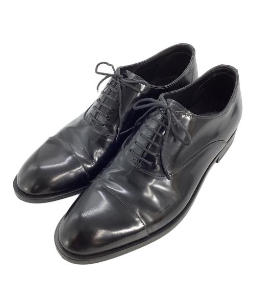 EMPORIO ARMANI（エンポリオ アルマーニ）EMPORIO ARMANI (エンポリオ アルマーニ) ストレートチップシューズ ブラック サイズ:24の古着・服飾アイテム