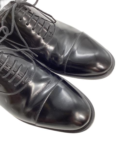 EMPORIO ARMANI（エンポリオ アルマーニ）EMPORIO ARMANI (エンポリオ アルマーニ) ストレートチップシューズ ブラック サイズ:24の古着・服飾アイテム