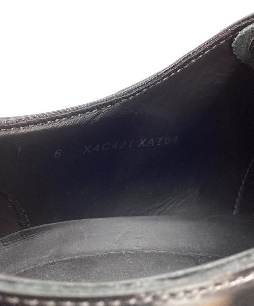 EMPORIO ARMANI（エンポリオ アルマーニ）EMPORIO ARMANI (エンポリオ アルマーニ) ストレートチップシューズ ブラック サイズ:24の古着・服飾アイテム