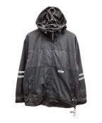 stussyステューシー）の古着「ナイロンジャケット」｜ブラック