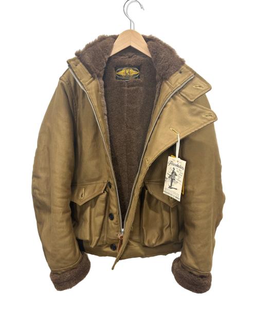 freewheelers（フリーホイーラーズ）FREEWHEELERS (フリーホイーラーズ) WINTER AVIATORS' JACKET ブラウン サイズ:SIZE 36の古着・服飾アイテム