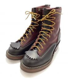 WESCO（ウェスコ）の古着「WESCO	JOBMASTER　レースアップブーツ」｜ブラウン×ブラック