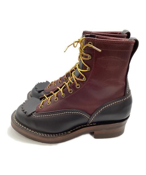WESCO（ウェスコ）WESCO (ウェスコ) WESCO	JOBMASTER　レースアップブーツ ブラウン×ブラック サイズ:7 1/2　Eの古着・服飾アイテム