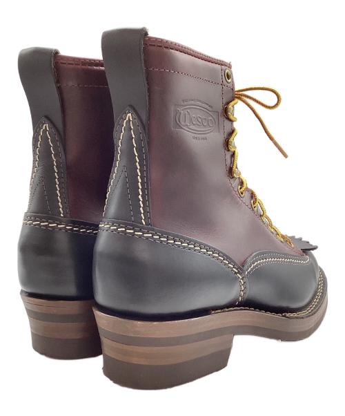 WESCO（ウェスコ）WESCO (ウェスコ) WESCO	JOBMASTER　レースアップブーツ ブラウン×ブラック サイズ:7 1/2　Eの古着・服飾アイテム