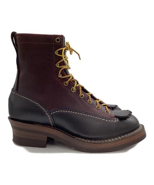 WESCO（ウェスコ）WESCO (ウェスコ) WESCO	JOBMASTER　レースアップブーツ ブラウン×ブラック サイズ:7 1/2　Eの古着・服飾アイテム