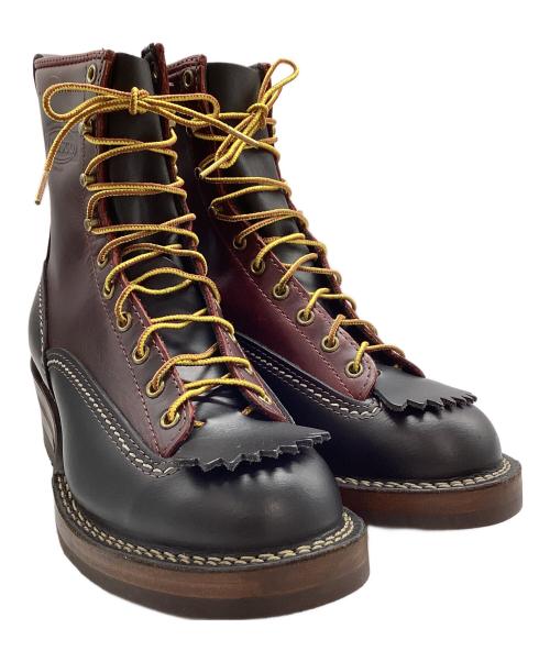 WESCO（ウェスコ）WESCO (ウェスコ) WESCO	JOBMASTER　レースアップブーツ ブラウン×ブラック サイズ:7 1/2　Eの古着・服飾アイテム