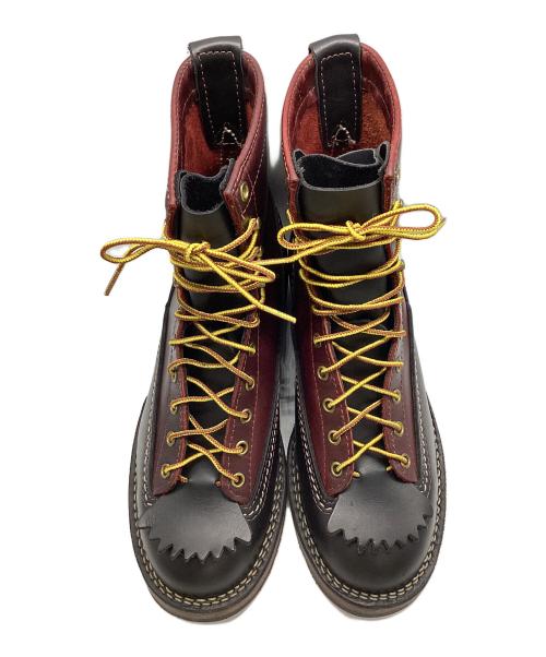 WESCO（ウェスコ）WESCO (ウェスコ) WESCO	JOBMASTER　レースアップブーツ ブラウン×ブラック サイズ:7 1/2　Eの古着・服飾アイテム