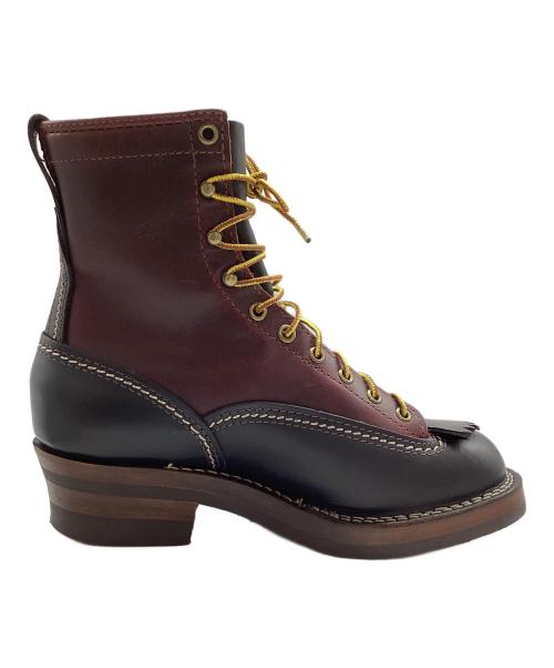 WESCO（ウェスコ）WESCO (ウェスコ) WESCO	JOBMASTER　レースアップブーツ ブラウン×ブラック サイズ:7 1/2　Eの古着・服飾アイテム