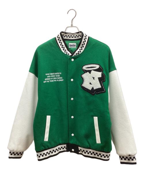 9090（9090）9090 (9090) スタジャン グリーン サイズ:XLの古着・服飾アイテム