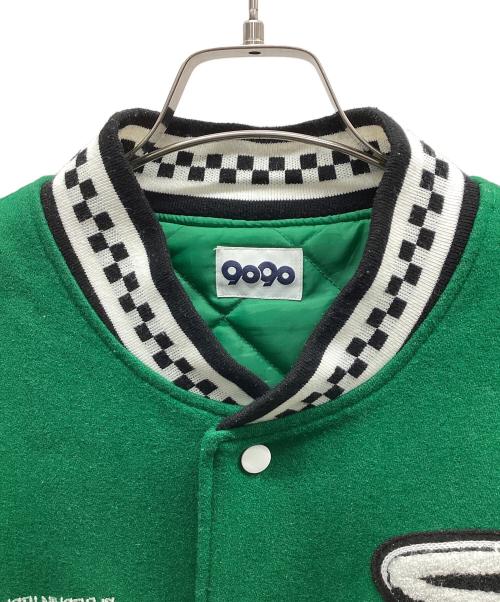 9090（9090）9090 (9090) スタジャン グリーン サイズ:XLの古着・服飾アイテム