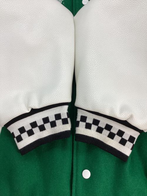 9090（9090）9090 (9090) スタジャン グリーン サイズ:XLの古着・服飾アイテム