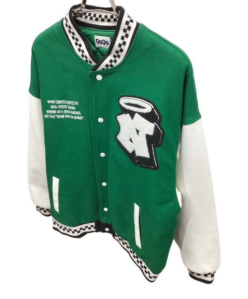 9090（9090）9090 (9090) スタジャン グリーン サイズ:XLの古着・服飾アイテム