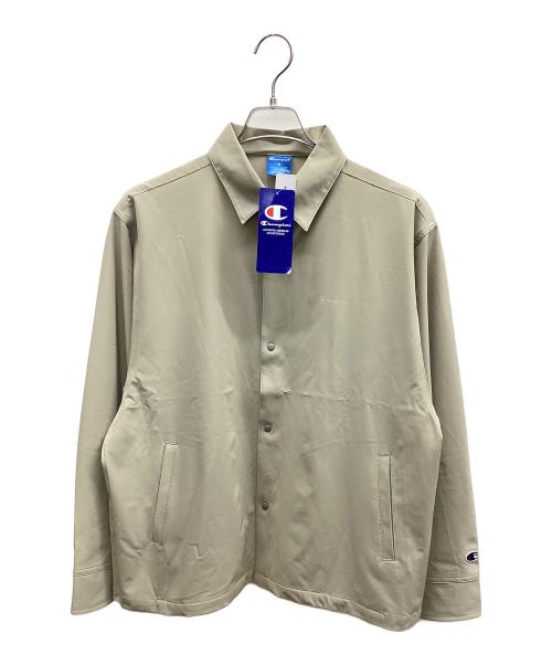 Champion（チャンピオン）Champion (チャンピオン) コーチシャツ ベージュ サイズ:Mの古着・服飾アイテム