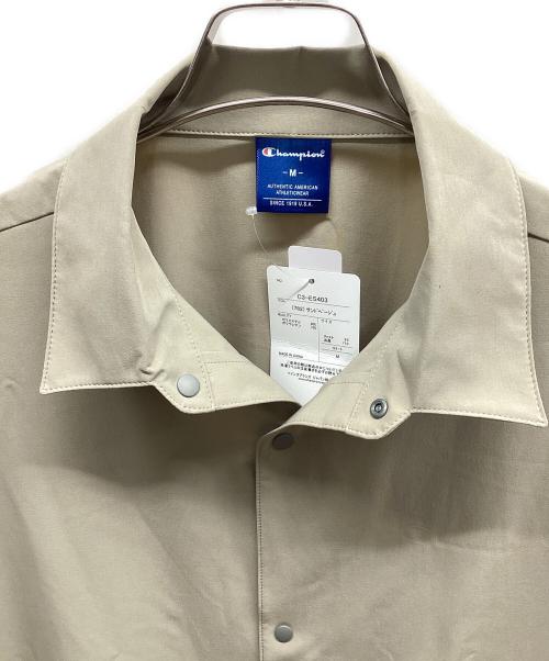 Champion（チャンピオン）Champion (チャンピオン) コーチシャツ ベージュ サイズ:Mの古着・服飾アイテム