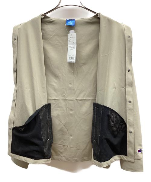 Champion（チャンピオン）Champion (チャンピオン) コーチシャツ ベージュ サイズ:Mの古着・服飾アイテム