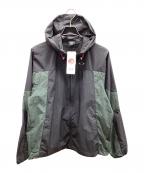 OAKLEYオークリー）の古着「Icon S O-Light Dry Jacket 1.0」｜グリーン×ブラック