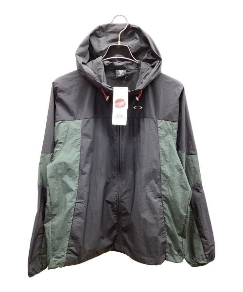 OAKLEY（オークリー）OAKLEY (オークリー) Icon S O-Light Dry Jacket 1.0 グリーン×ブラック サイズ:M 未使用品の古着・服飾アイテム