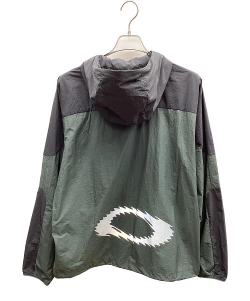 OAKLEY（オークリー）OAKLEY (オークリー) Icon S O-Light Dry Jacket 1.0 グリーン×ブラック サイズ:M 未使用品の古着・服飾アイテム