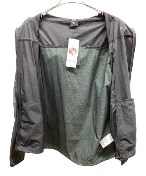 OAKLEY（オークリー）OAKLEY (オークリー) Icon S O-Light Dry Jacket 1.0 グリーン×ブラック サイズ:M 未使用品の古着・服飾アイテム