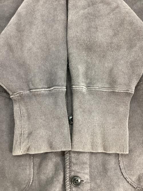 MOTOR（モーター）MOTOR (モーター) スウェットカーディガン ブラウン サイズ:Mの古着・服飾アイテム