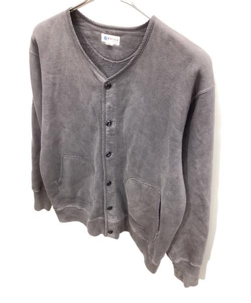 MOTOR（モーター）MOTOR (モーター) スウェットカーディガン ブラウン サイズ:Mの古着・服飾アイテム