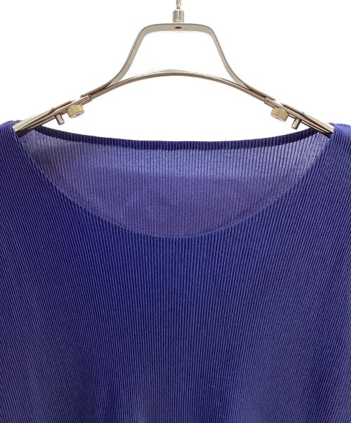 PLEATS PLEASE（プリーツプリーズ）PLEATS PLEASE (プリーツプリーズ) 半袖カットソー ネイビー サイズ:3の古着・服飾アイテム
