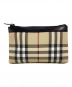 BURBERRYバーバリー）の古着「コスメポーチ」｜ベージュ