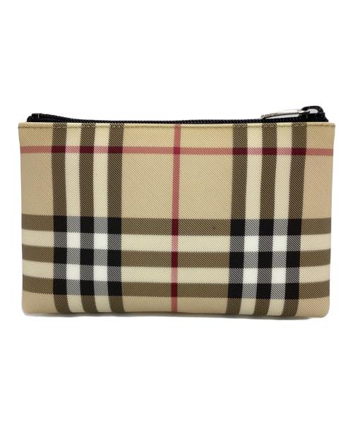 BURBERRY（バーバリー）BURBERRY (バーバリー) コスメポーチ ベージュの古着・服飾アイテム