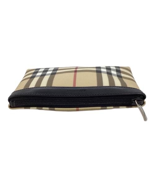 BURBERRY（バーバリー）BURBERRY (バーバリー) コスメポーチ ベージュの古着・服飾アイテム