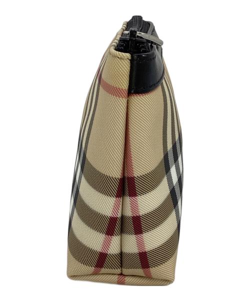 BURBERRY（バーバリー）BURBERRY (バーバリー) コスメポーチ ベージュの古着・服飾アイテム