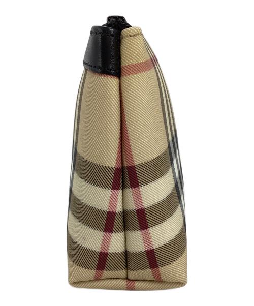 BURBERRY（バーバリー）BURBERRY (バーバリー) コスメポーチ ベージュの古着・服飾アイテム