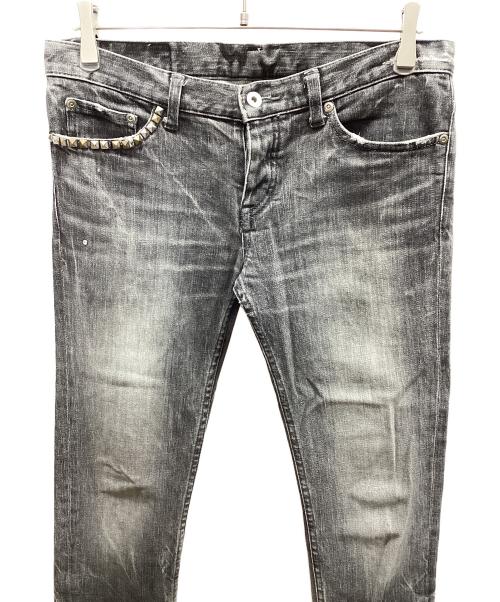 hysterics（ヒステリックス）hysterics (ヒステリックス) デニムパンツ グレー サイズ:Mの古着・服飾アイテム