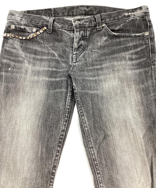 hysterics（ヒステリックス）hysterics (ヒステリックス) デニムパンツ グレー サイズ:Mの古着・服飾アイテム