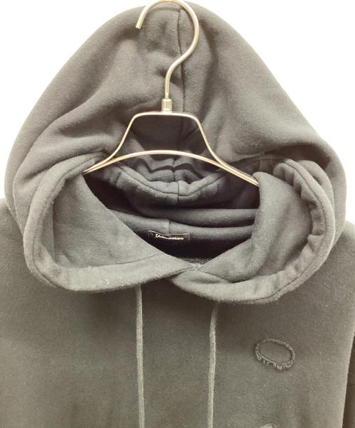 UNDERCOVERISM（アンダーカバーイズム）UNDERCOVERISM (アンダーカバーイズム) ライダーススウェットパーカー ブラック サイズ:4の古着・服飾アイテム