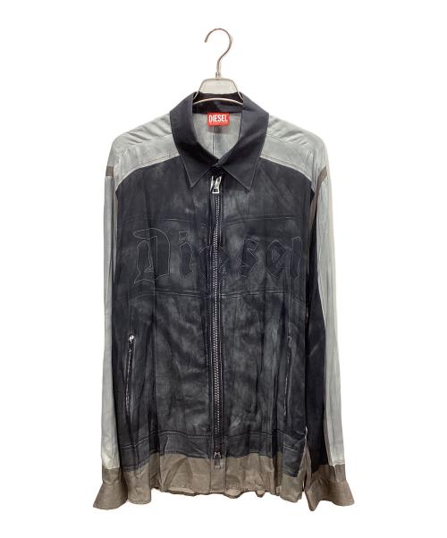DIESEL（ディーゼル）DIESEL (ディーゼル) S-AFTER シャツジャケット ブラック サイズ:52の古着・服飾アイテム